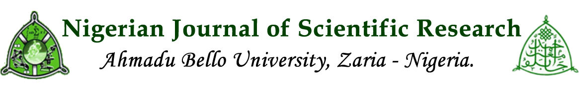 Nigerian Journal of Scientific Research